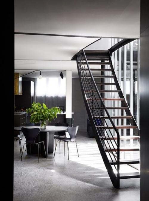 Декор дома в тёмных тонах в Австралии. 04