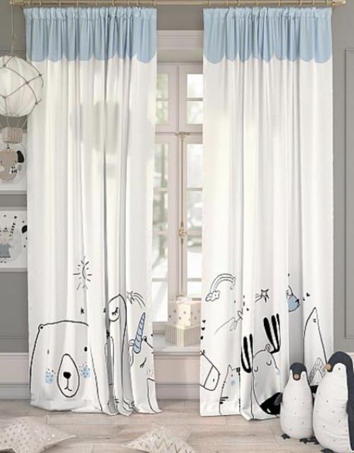 Готовые шторы в детскую. 01
