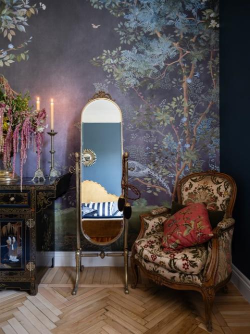 Топ - 3 способа создать красивый интерьер с темными стенами. 01