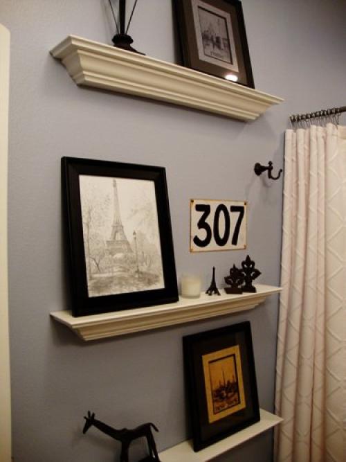 Настенные полки в интерьере - это незаменимый атрибут для любого дома. 03