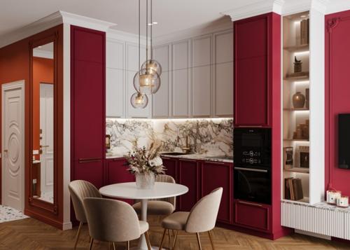 Эффектный проект 1-комнатной квартиры 48 м 2 в ЖК Will Towers в Москве.