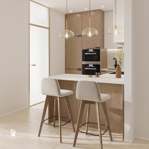 Кухня - гостиная, площадью - 18 м 2. 04