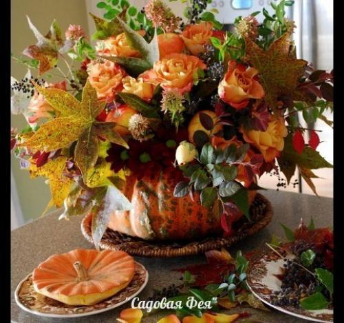 Самый осенний декор: мы украшаем интерьер тыквами. 01