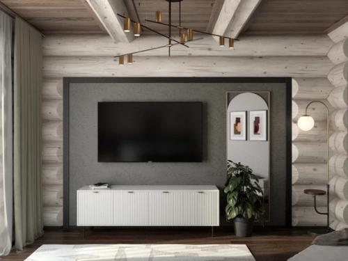 Уют деревянного дома в проекте спальни. 02