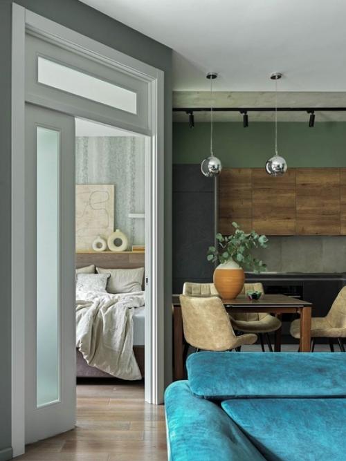 Интерьер однокомнатной квартиры. 06