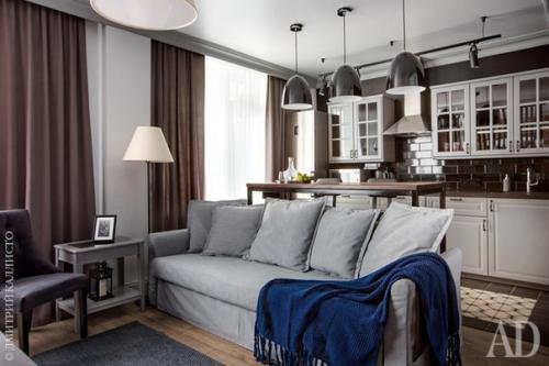 Квартира - студия в Екатеринбурге, 46 м. 01