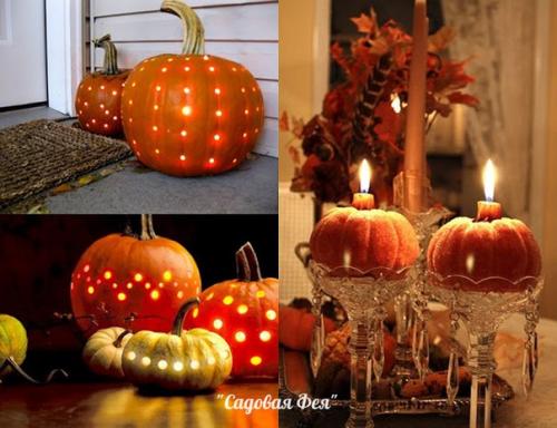 Самый осенний декор: мы украшаем интерьер тыквами. 06