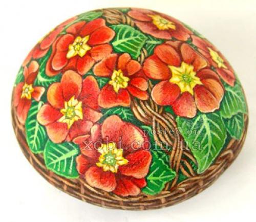 Декупаж камней для сада или балкона. 02