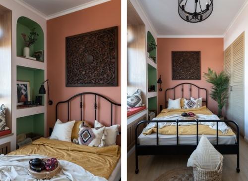 Крохотная квартира с очень жизнерадостным интерьером. 05