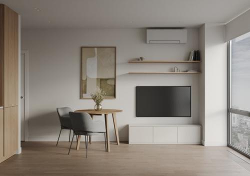 Проект 1-комнатной квартиры 42 м 2 в Москве. 02