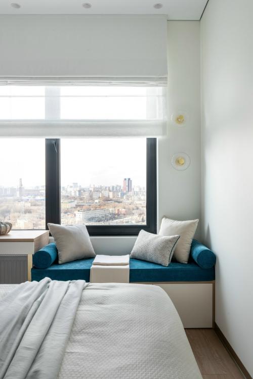 Дизайн 1-комнатной квартиры 33 м 2 в ЖК Level нагатинская в Москве. 09