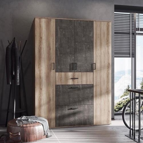 Комбинированный шкаф Нельсон-3 станет незаменимой деталью интерьера вашей спальни, гостиной или прихожей. 02