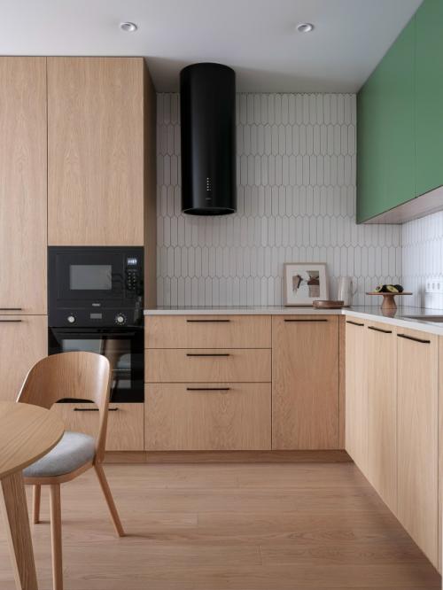 Интерьер однокомнатной квартиры 38 м 2 в ЖК лучи в Москве. 01