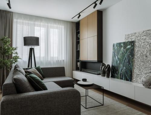 Воздушная квартира 78 м для мамы и дочки - школьницы ч. 1. 04