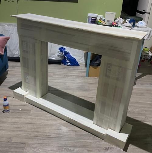 Моя новогодняя традиция - делать что-нибудь новенькое для декора дома своими руками в этот раз я сделала камин! 03