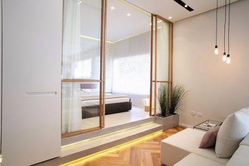 Интерьер квартиры с двумя спальнями, разработанный студией Dori - Interior Design. 06