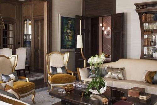 Роскошный и утонченный интерьер квартиры в Париже. 06