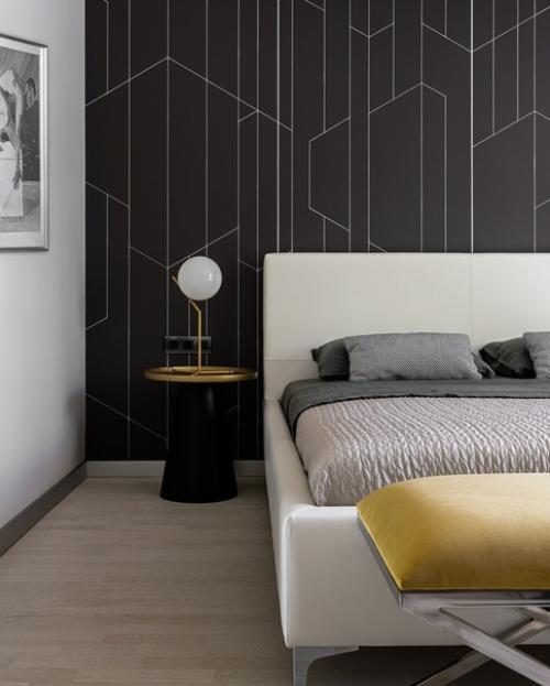 Реализованный лаконичный интерьер квартиры для мужчины. 03