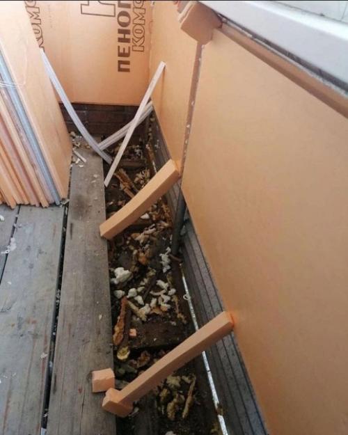 Ремонт балкона своими руками. 08