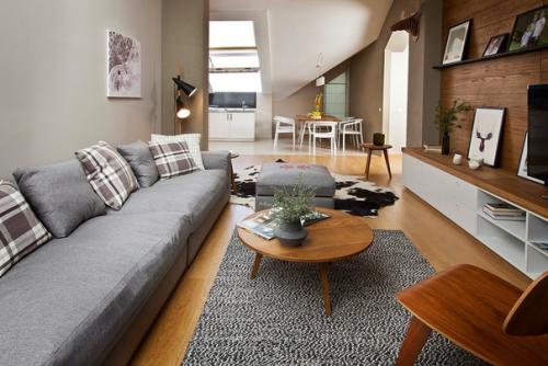 Уникальная мебель из дерева в интерьере квартиры в банско, Болгария //01. 01