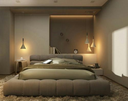 Дизайн интерьера.  Нюансы освещения в СПАЛЬНЕ. 02