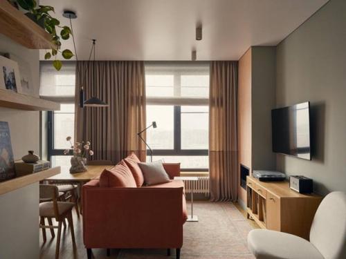 Светлая квартира с яркими акцентами в Санкт-петербурге (69 кв. 06