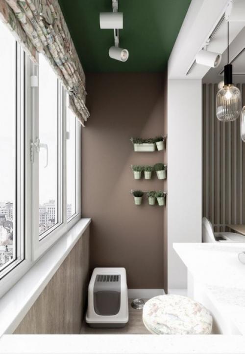 Интерьер кухни площадью 8 кв. 05