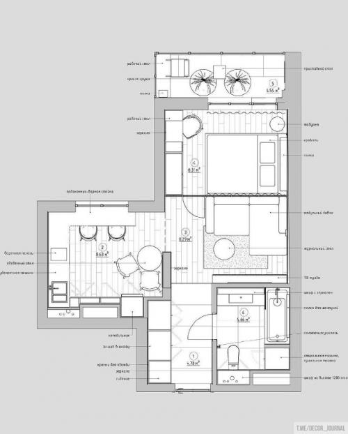 Многофункциональный интерьер: как разделить пространство без потери комфорта. 09