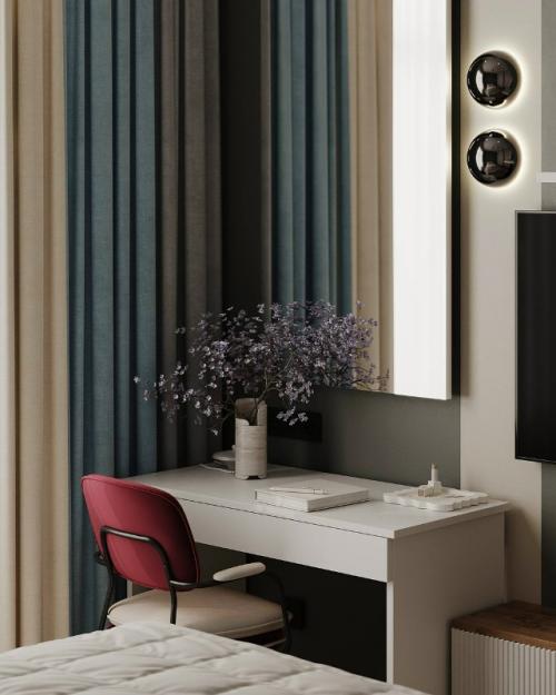 Интерьеры спален от дизайнера Марины кунициной: 09