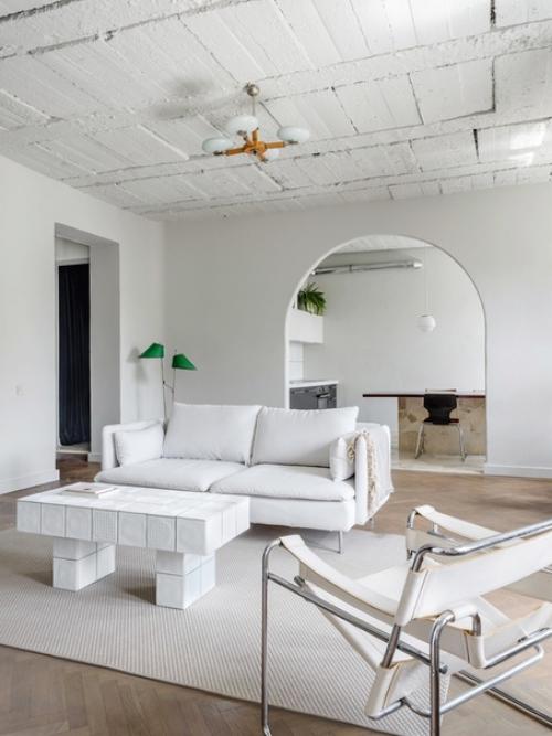 Проектыкоторыенасвдохновляют. Интерьер - проект архитектора Ии турабелидзе для квартиры постройки 1950-х гг. в центре Киева. 01