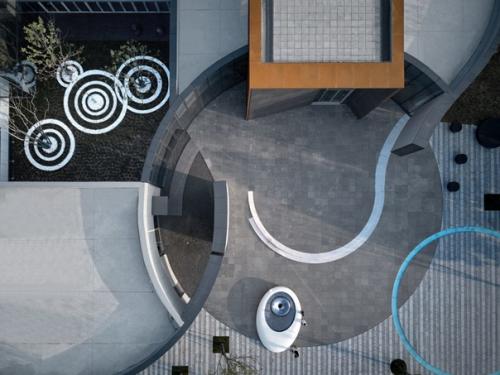 Библиотека с изогнутым фасадом в Китае. 07