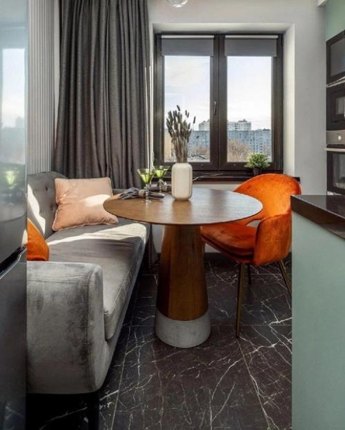 Превосходная квартира.  Из типовой панельки со старым ремонтом получился яркий и функциональный интерьер без перепланировки. 01