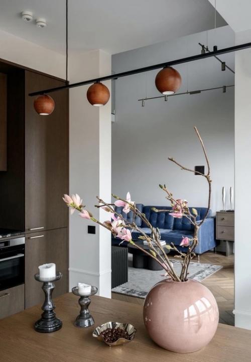 Реализованный интерьер двухуровневой квартиры, площадью 130 кв. 01