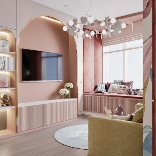 Современный интерьер с праздничными нотками. 06