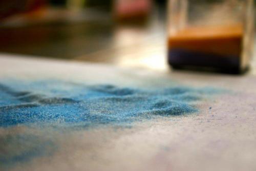 Радуга в бутылке из соли? 03