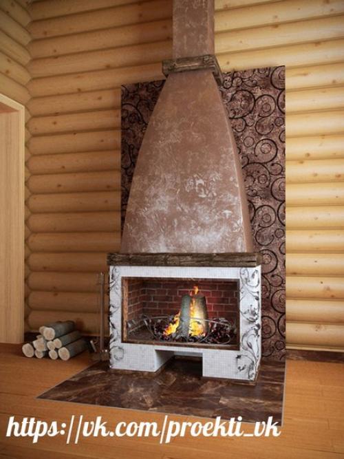 Дом из оцилиндрованного бревна: проект Сергея Ожогина. 05