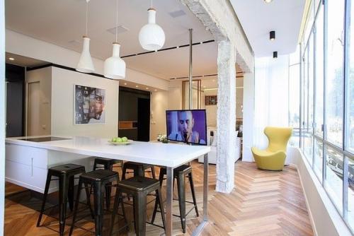 Интерьер квартиры с двумя спальнями, разработанный студией Dori - Interior Design. 03