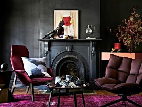 Элегантные апартаменты с синими элементами интерьера. 07