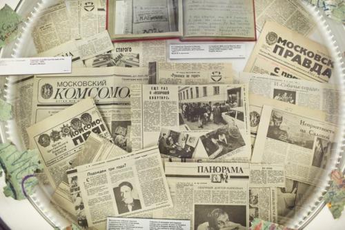 Выставка булгаков.  Две биографии. 03