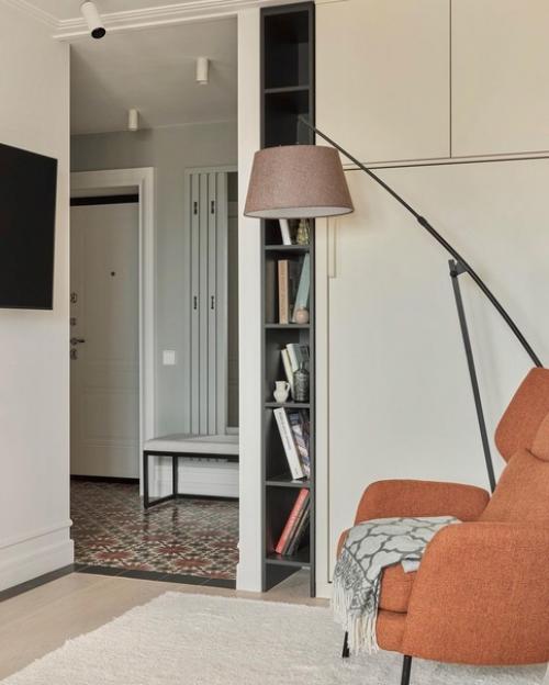 Небольшая квартира в современном скандинавском стиле. 05