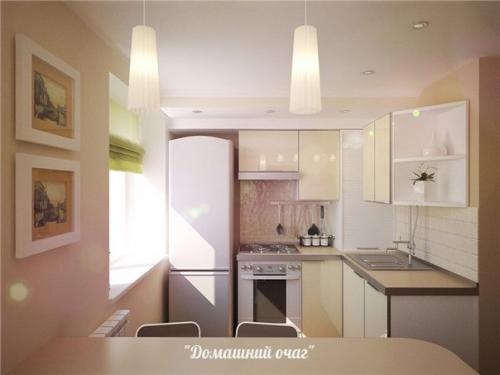 Дизайн кухни 6 кв. 08