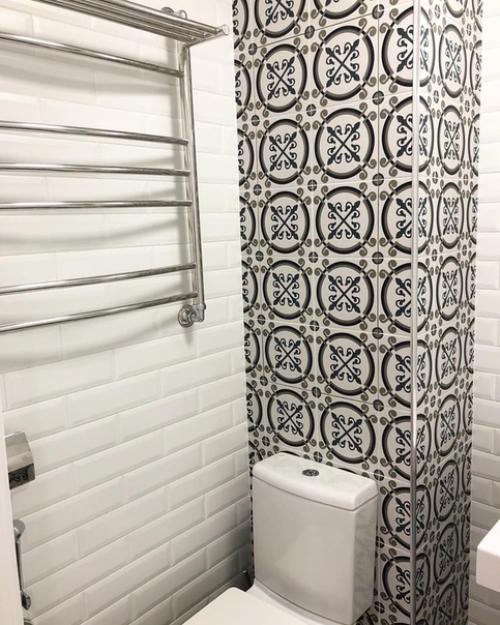 Наш санузел.  Объединили ванную и туалет и, конесно, немного изменили интерьер. 04