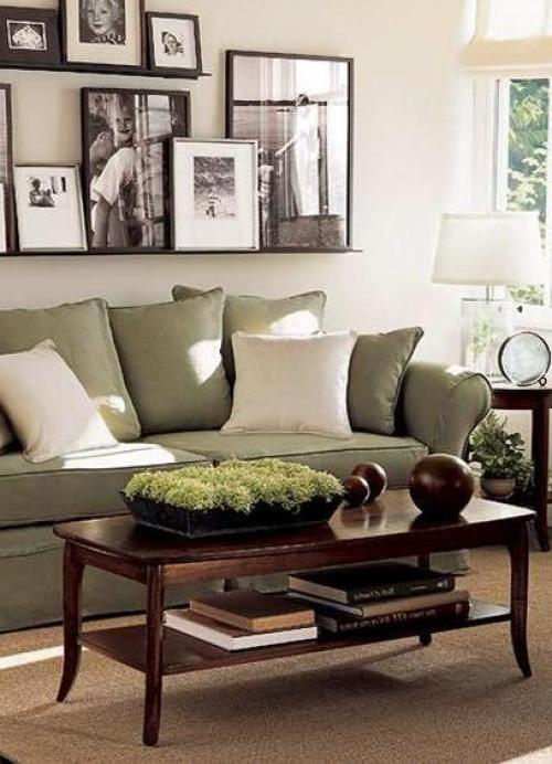 Мы декорируем стену за диваном. 01