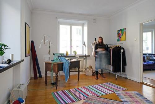 Очаровательная и уютная квартира в Швеции. 08