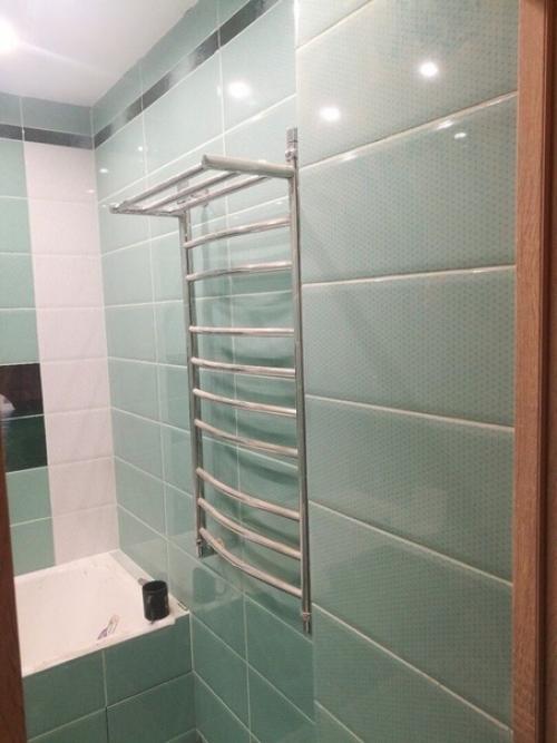 С ремонтом ванной в квартире родителей постарались! 05