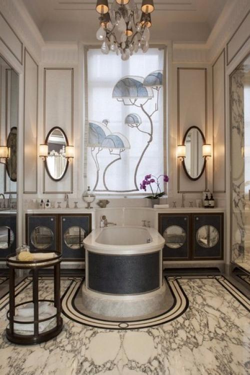 Роскошный и утонченный интерьер квартиры в Париже. 08