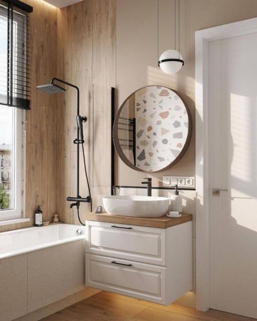 Два варианта интерьера ванны. 04