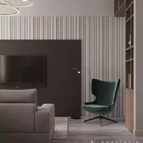 Эстетичный, удобный, продуманный до мелочей интерьер этой кухни - гостиной площадью 27 кв. 07