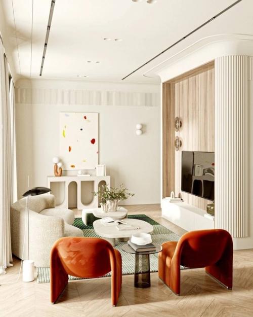 Модный европейский интерьер в двухкомнатной квартире. 06