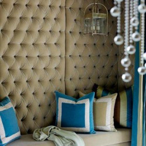 Мягкая отделка для стен самостоятельно: различные способы декора. 03